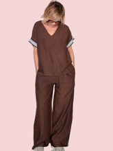Coordinato  Due Pezzi – Top & Pantalone con Bande