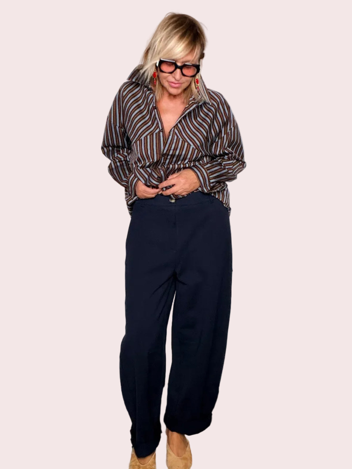 Pantalone Ovetto Oversize in felpa
