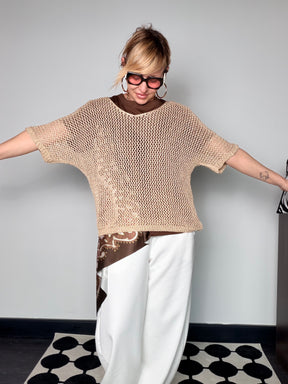 Maglia Traforata Oversize