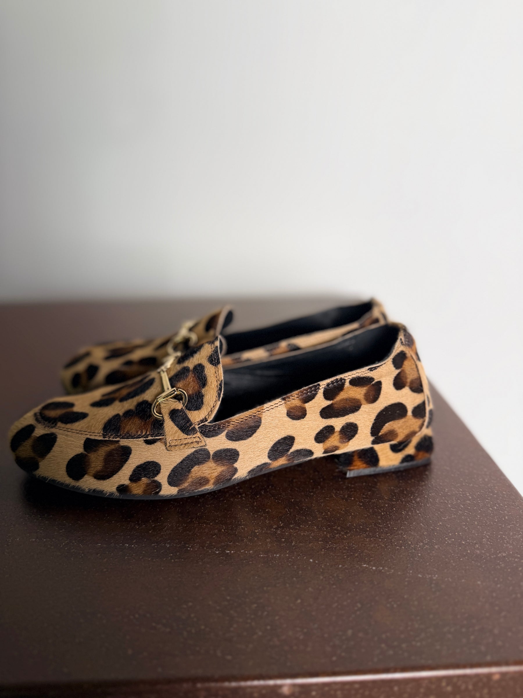 Mocassino Animalier in Cavallino