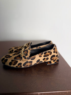 Mocassino Animalier in Cavallino