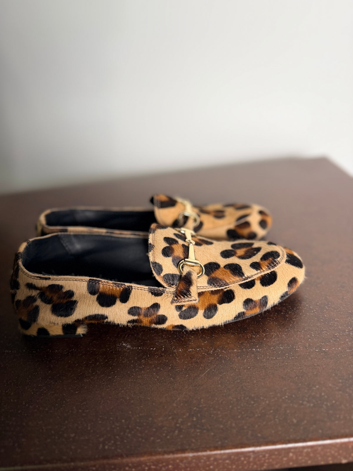 Mocassino Animalier in Cavallino
