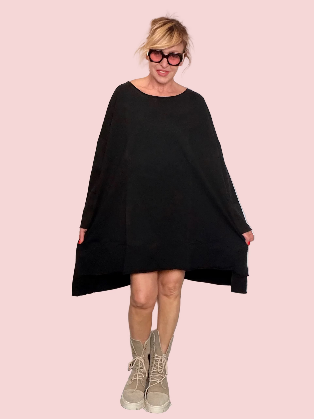 Maxi Felpa Abito Oversize