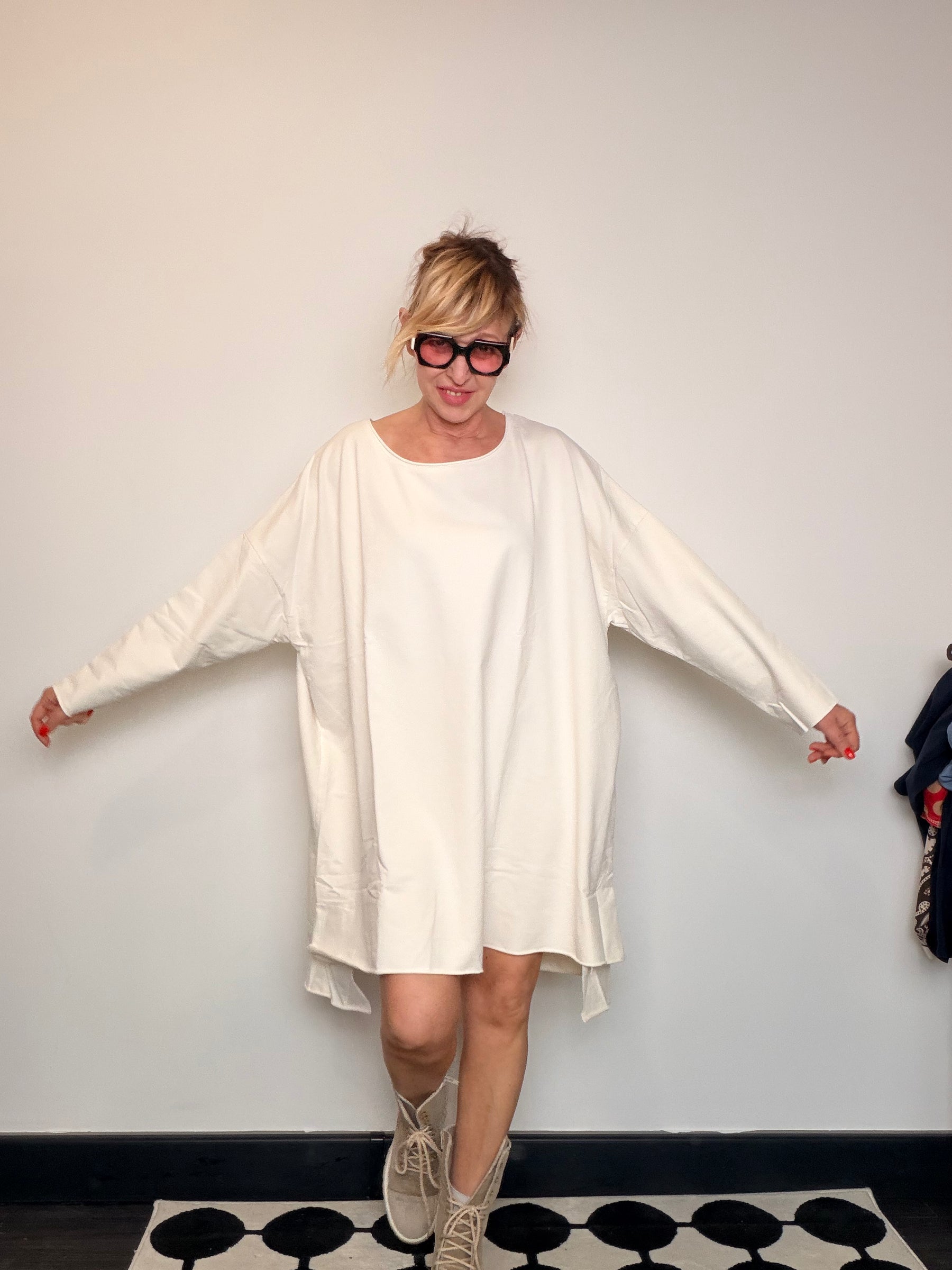 Maxi Felpa Abito Oversize