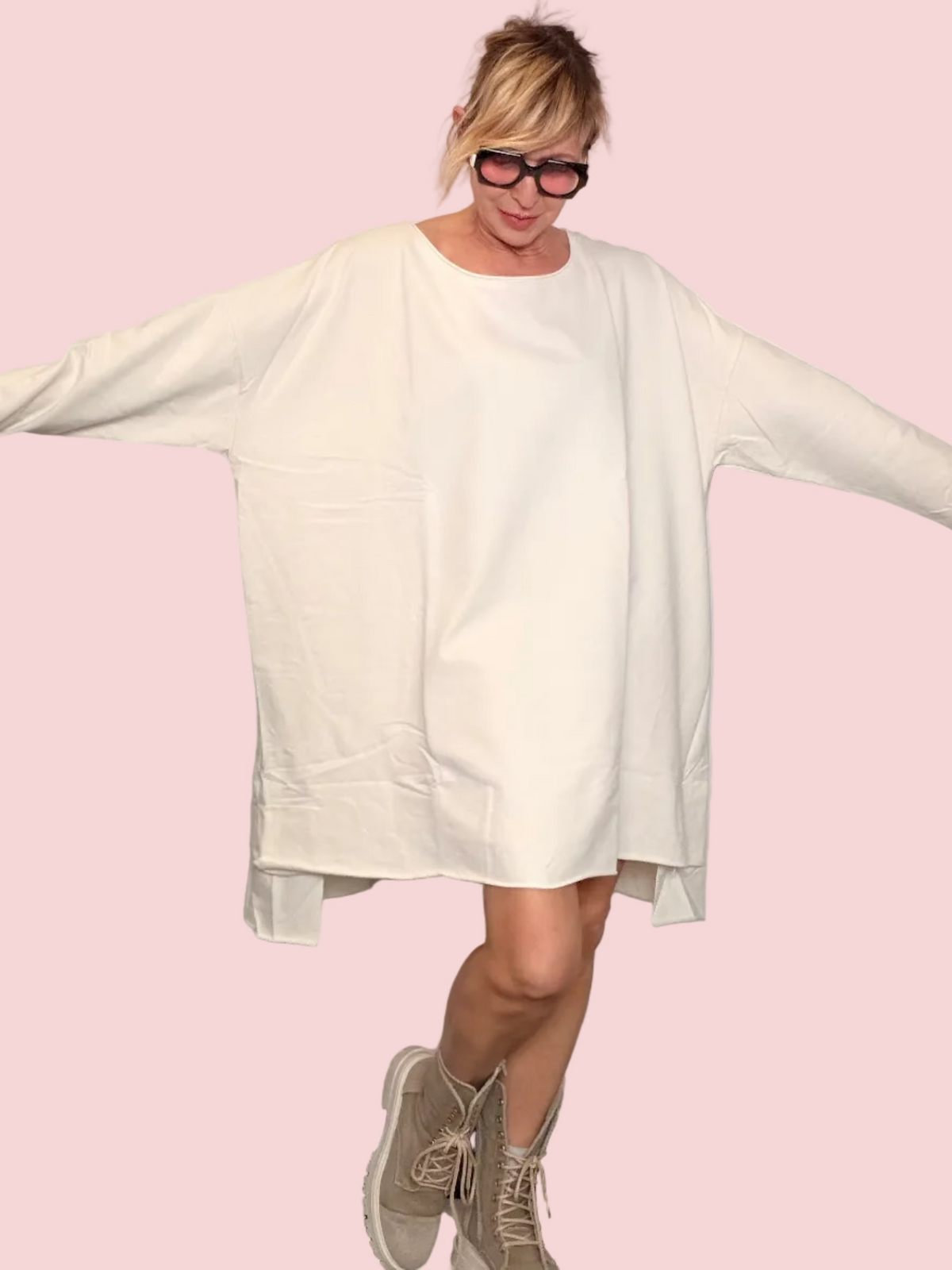 Maxi Felpa Abito Oversize