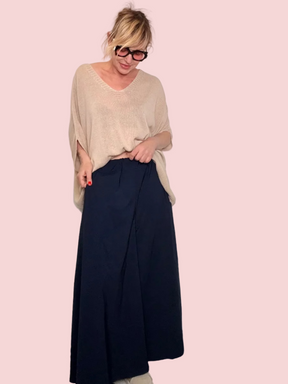 Pantagonna Oversize con Drappeggio