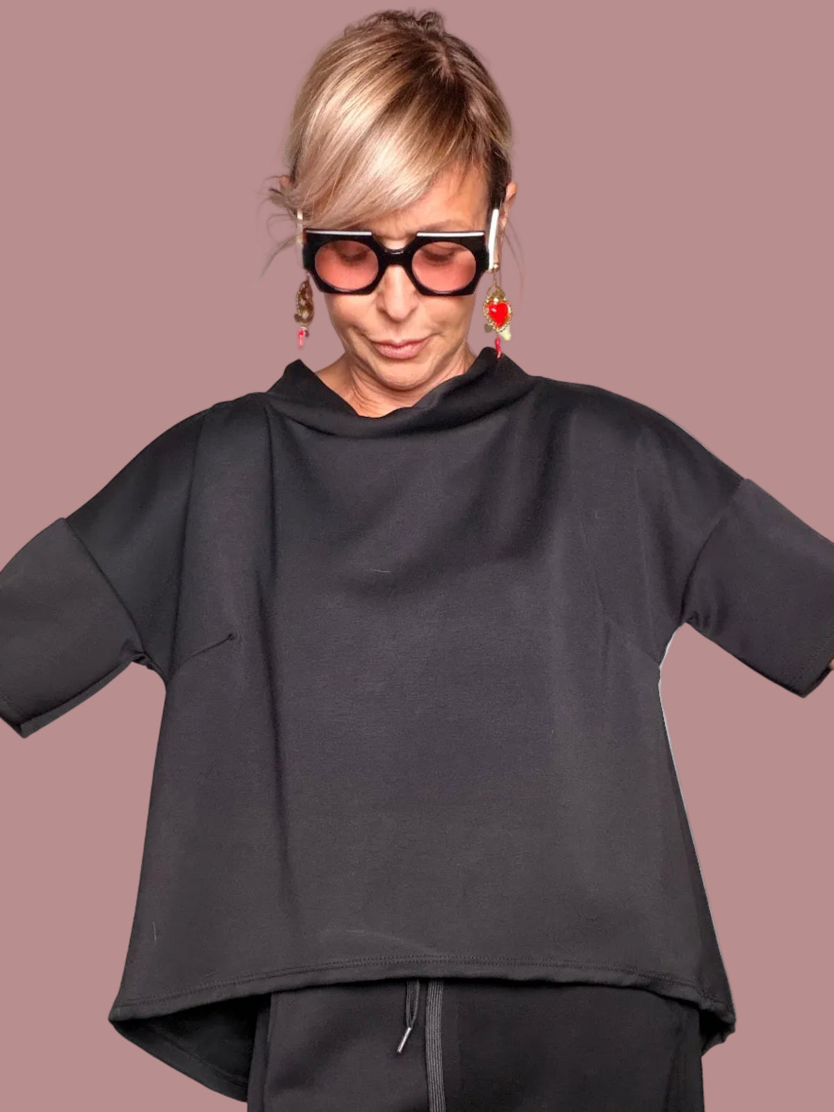 Maxi Felpa Modal Over