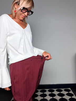 Pantalone Palazzo Gessato