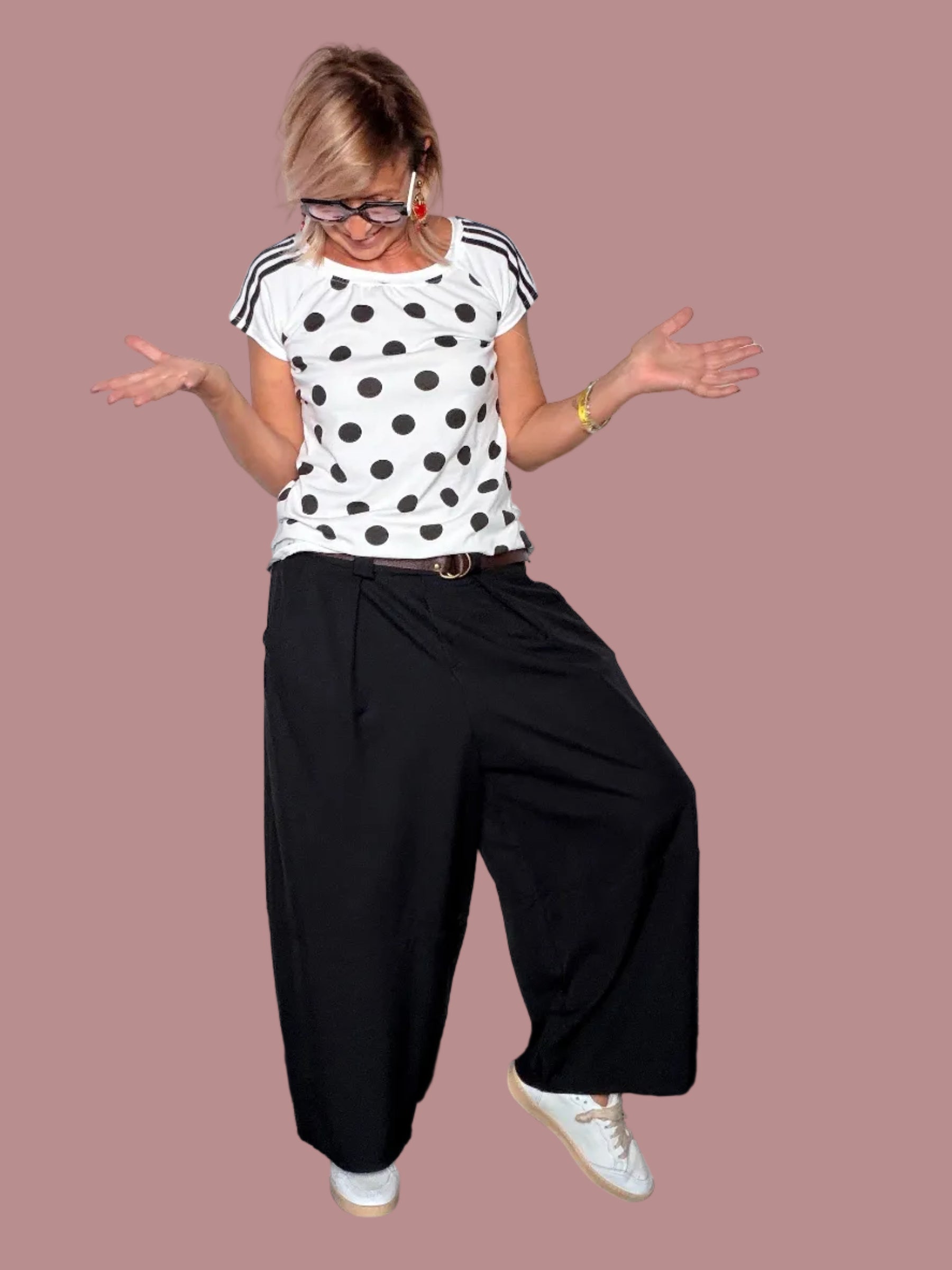Pantalone Ampio Stile Sartoriale – Eleganza con Carattere