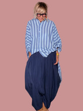 Pantalone Harem Fluido Navy