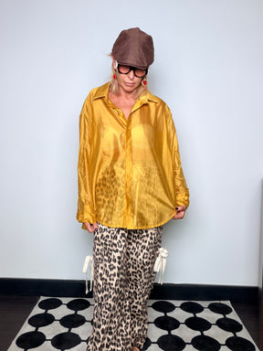 Camicia oversize in tencel