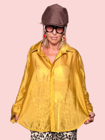 Camicia oversize in tencel