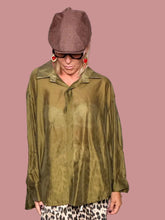 Camicia oversize in tencel