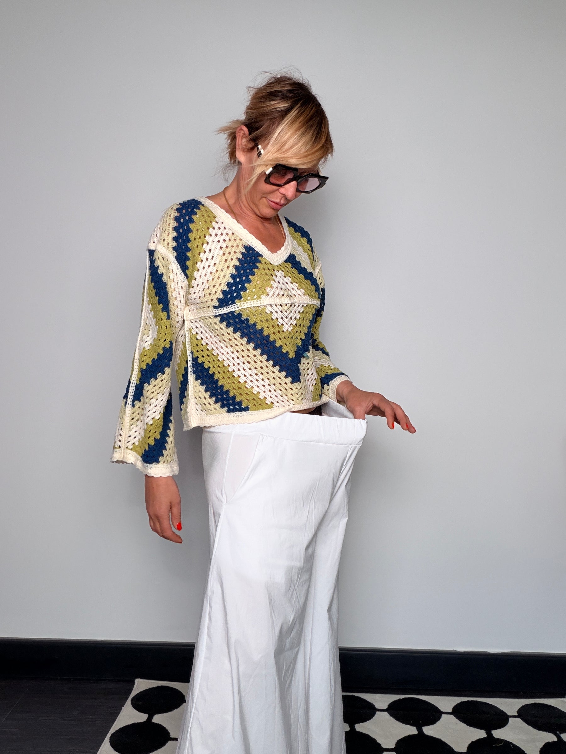 Pantagonna Oversize con Drappeggio