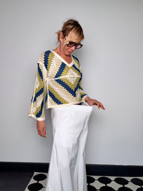 Pantagonna Oversize con Drappeggio