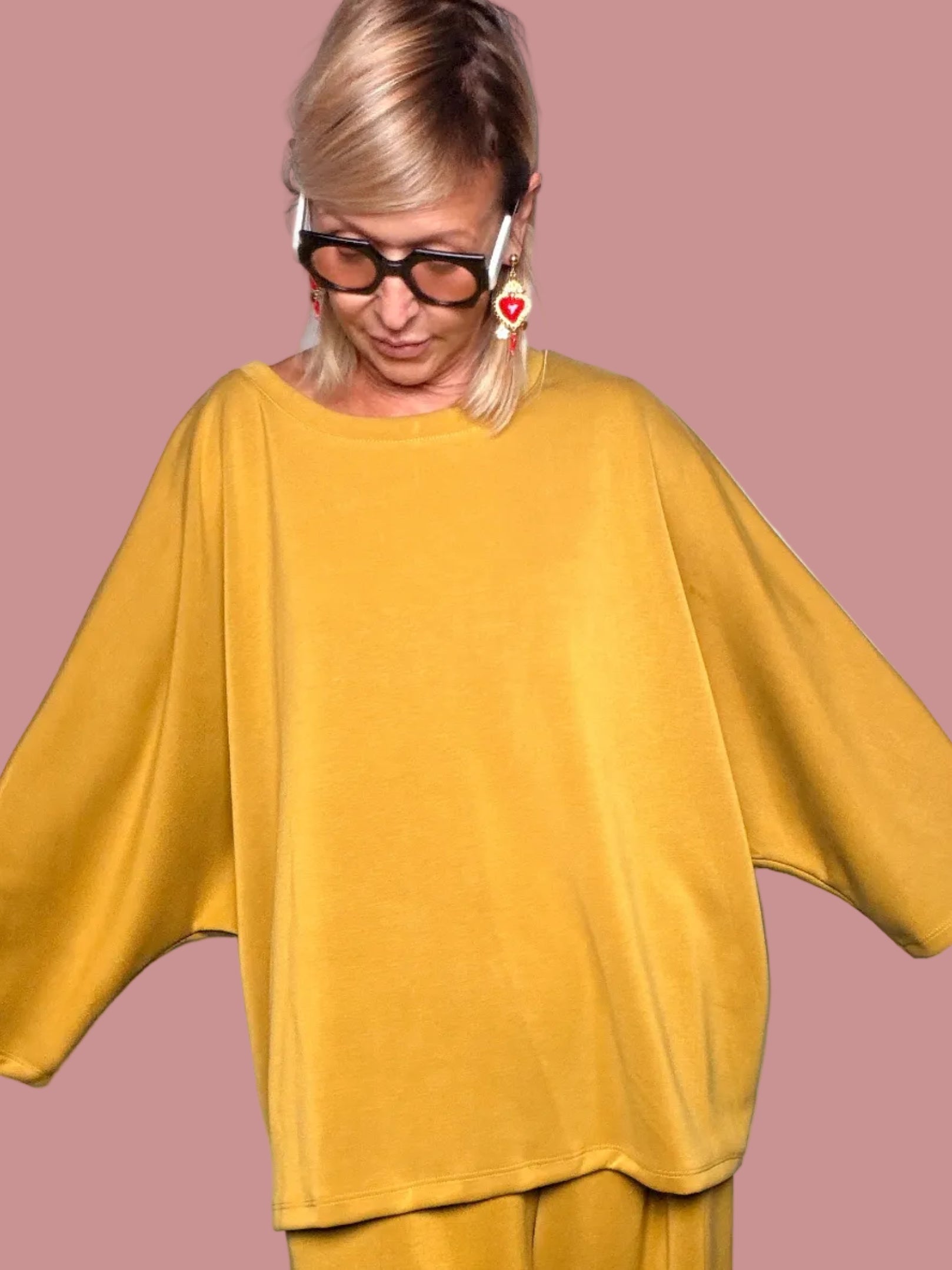 Felpa Modal Pipistrello