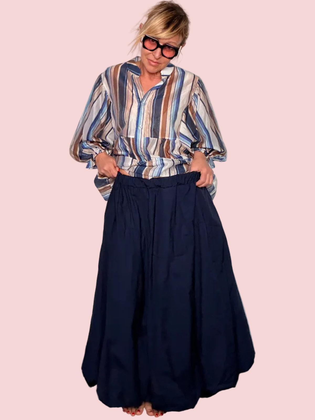 Gonna Caramella Maxi — Vita Elastica, Due Colori