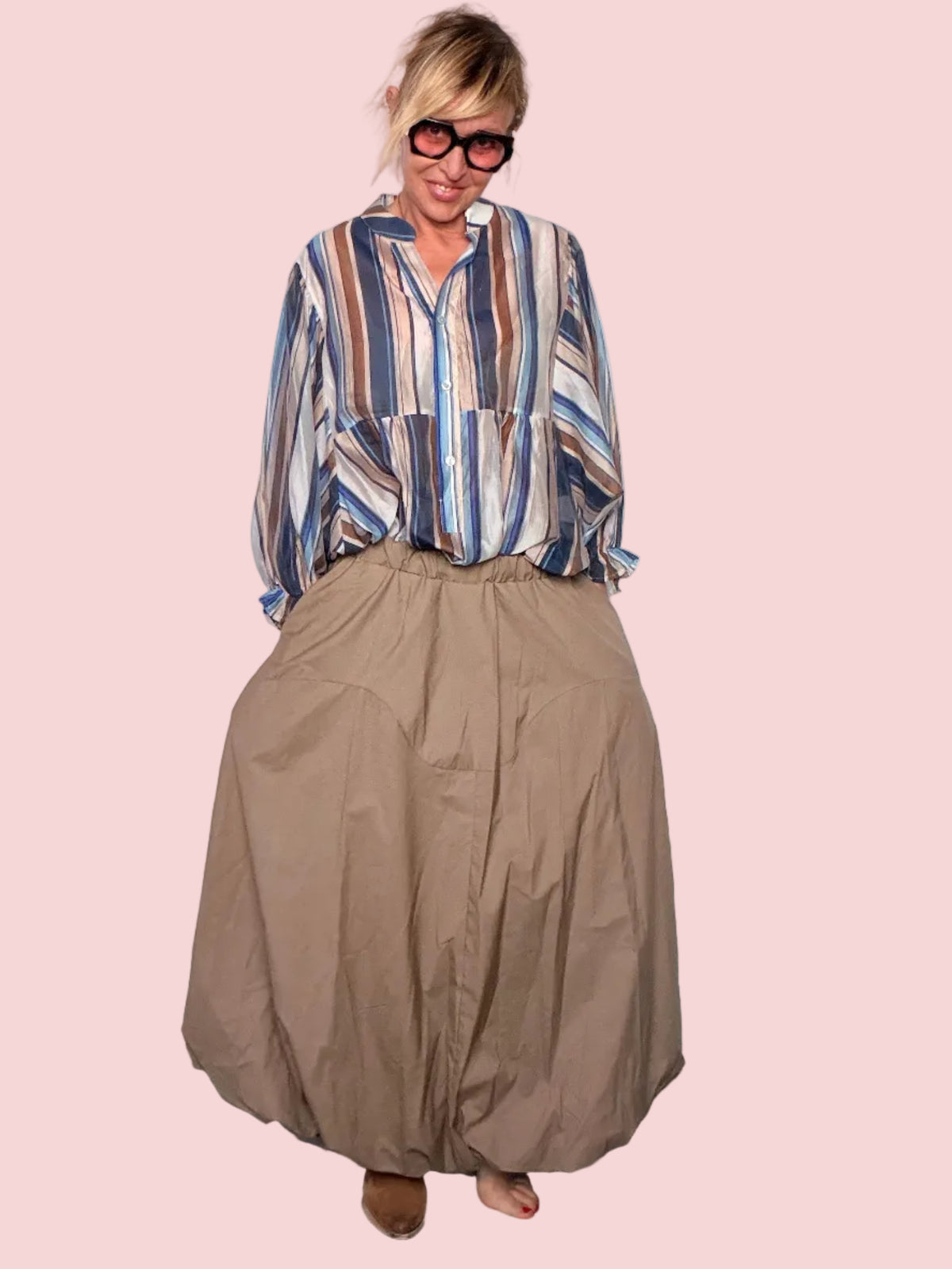 Gonna Caramella Maxi — Vita Elastica, Due Colori