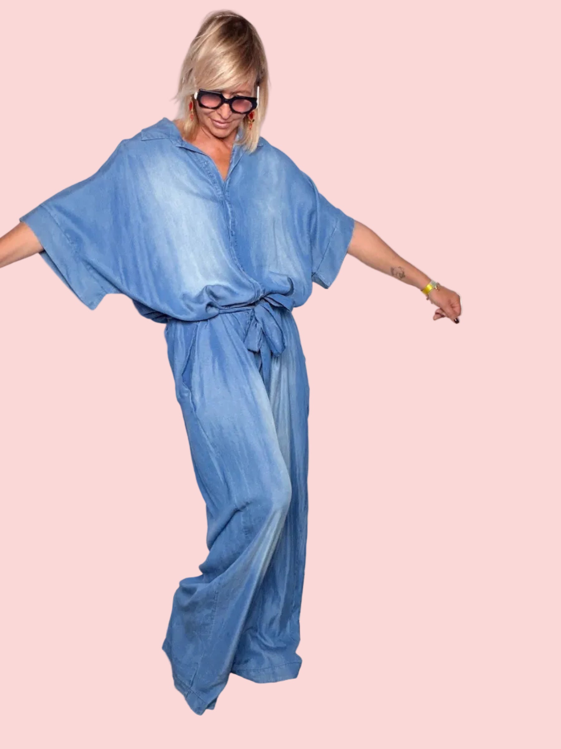 Tuta chambray