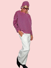Pantalone Wide Leg Bianco Tasche Patta