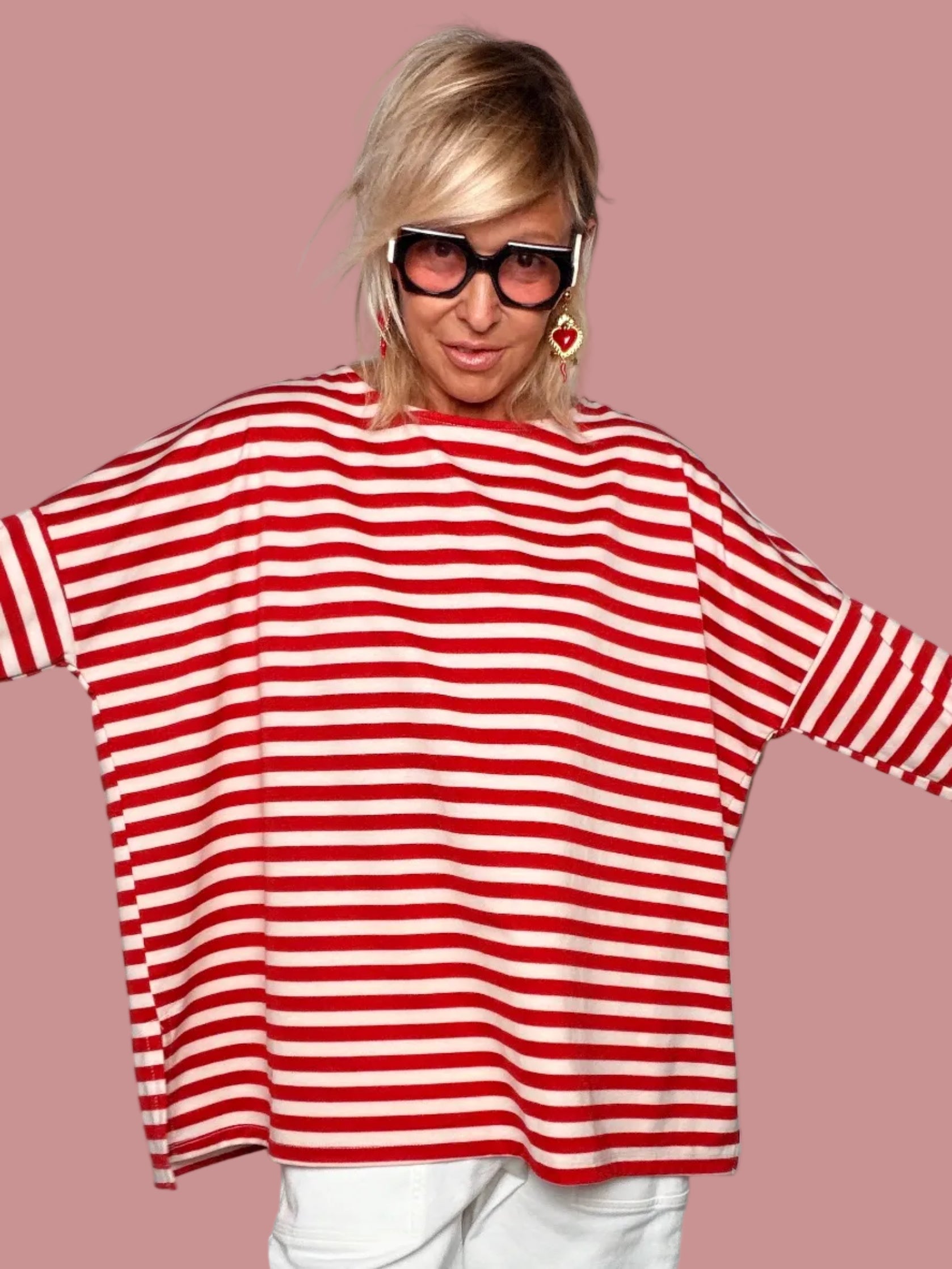 Felpa Donna a righe
