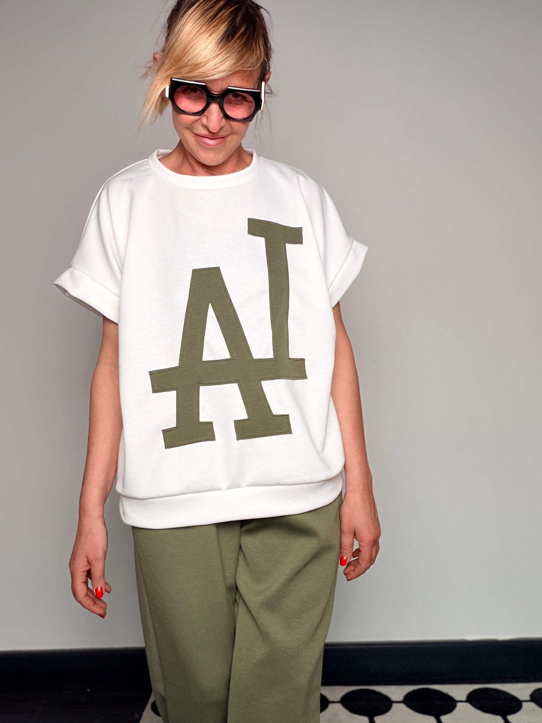 Tuta Coordinata Grafica LA — Top + Pantalone