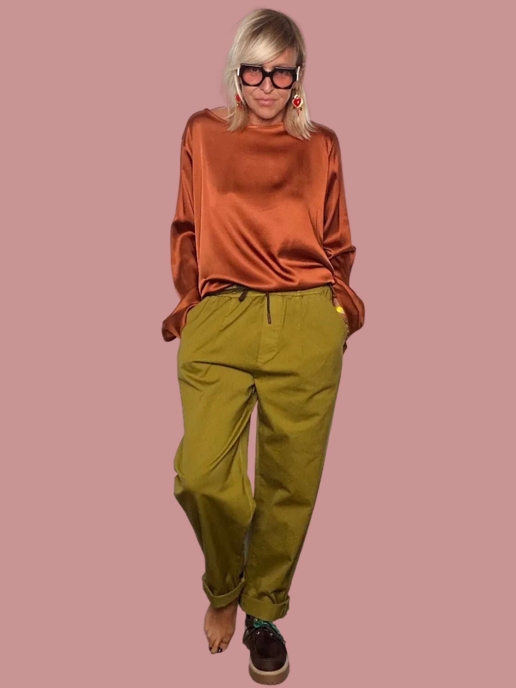 Pantalone Cotone Deja Vu