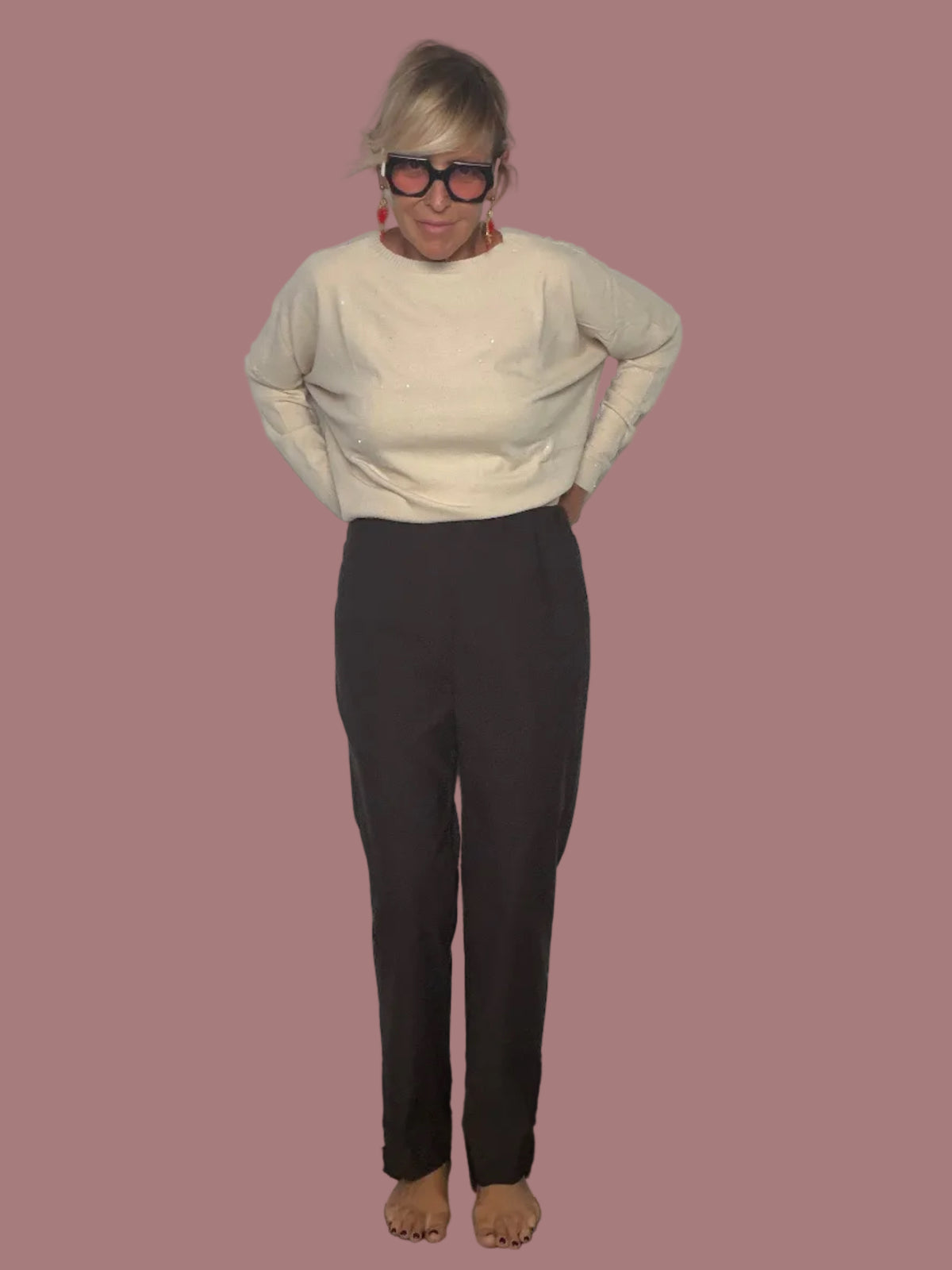 Pantalone Scaletta in Bengalina