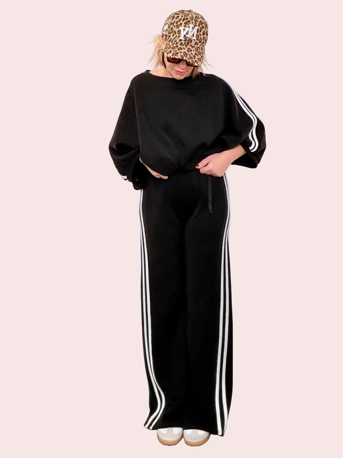 Pantalone sport-chic a gamba larga – comfort che fa stile