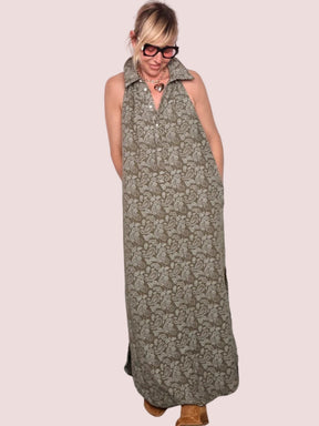 Abito Bandana Paisley Maxi
