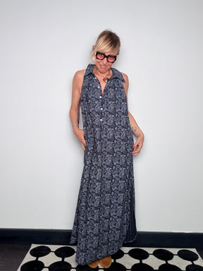 Abito Bandana Paisley Maxi