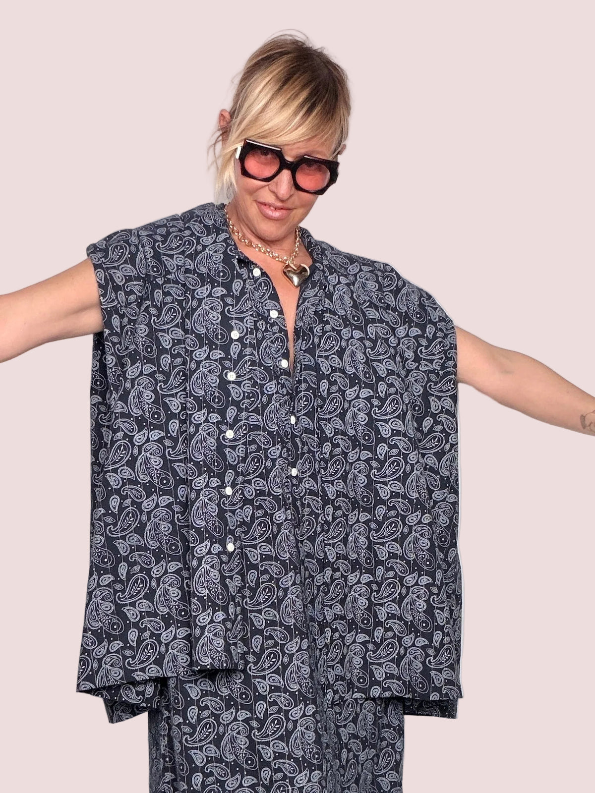 Giacca Smanicata Bandana Paisley