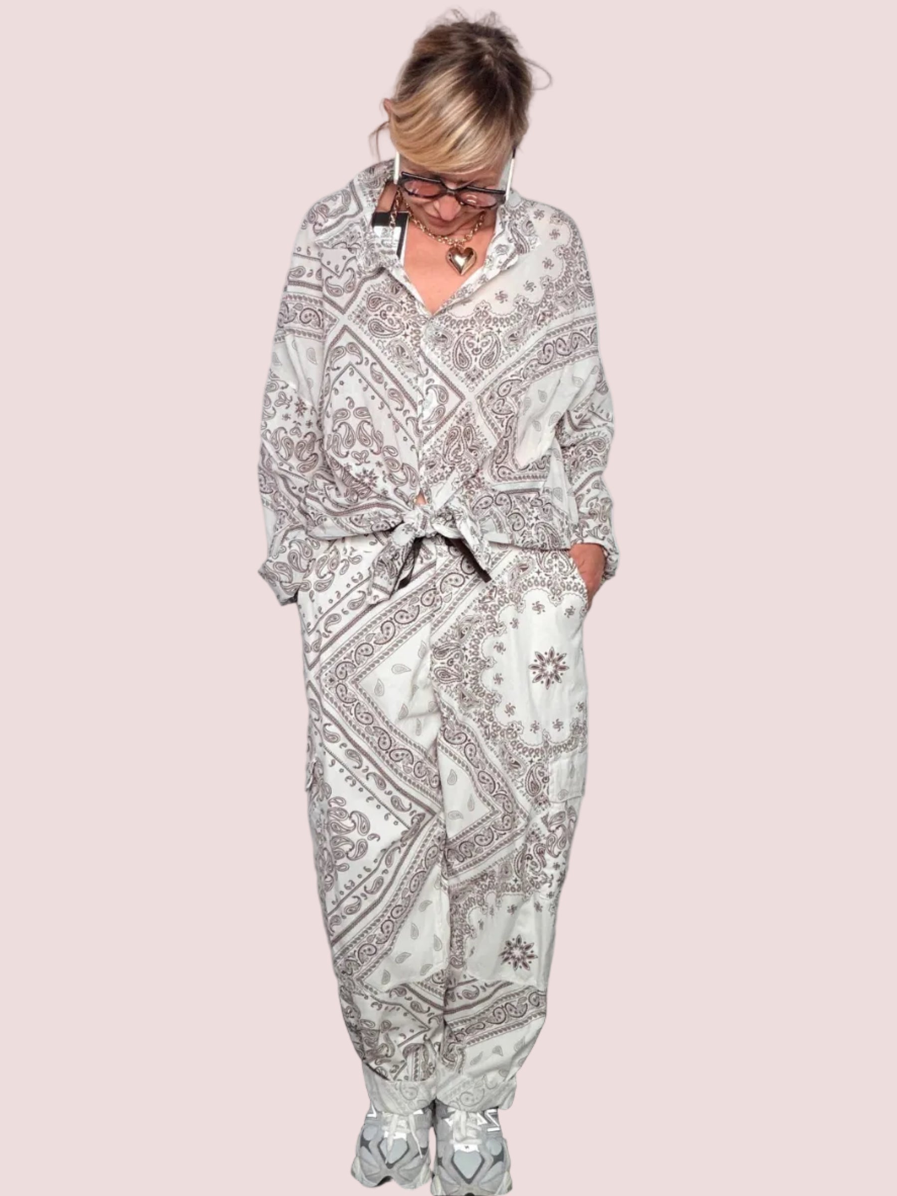 Pantalone Tasconato Bandana Paisley