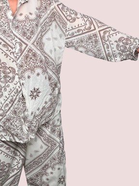 Camicia Bandana Paisley Oversize