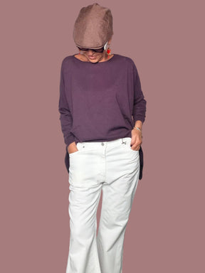 Jeans a Trombetta con Orlo Sfrangiato