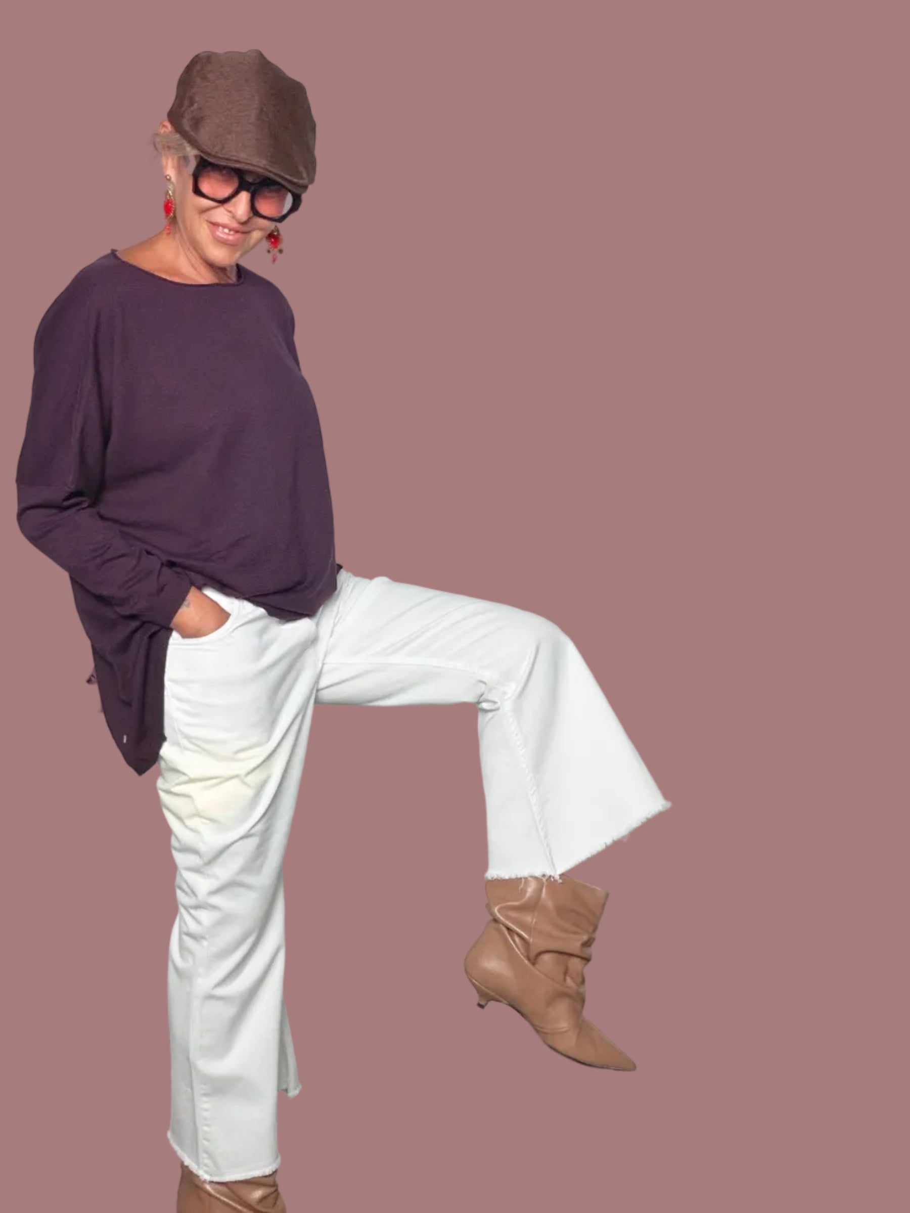 Jeans a Trombetta con Orlo Sfrangiato