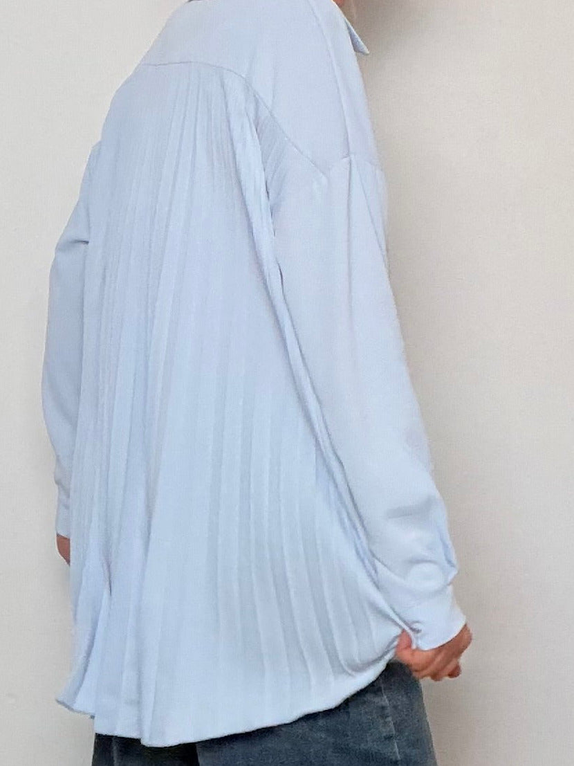 Camicia over morbida con pieghe – elegante, fluida e super femminile