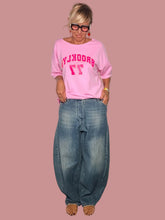 Jeans Vintage Wide Leg Effetto Vissuto