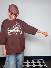 Felpa California Los Angeles Oversize | Maniche 3/4
