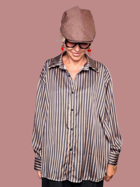 Camicia  Righe Oversize (Copia)