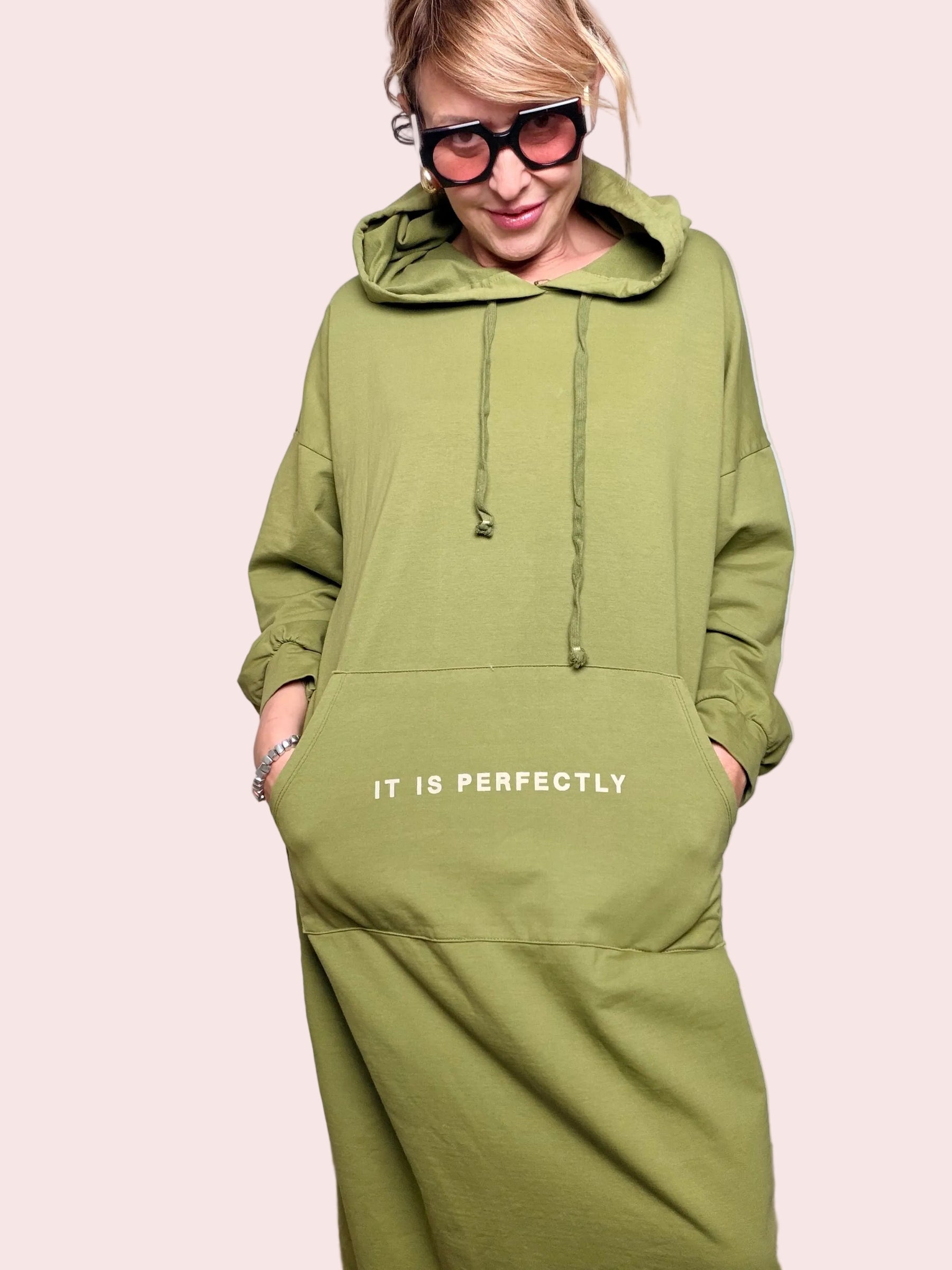 Abito felpa “ANGRY DON’T ME THE REASON”