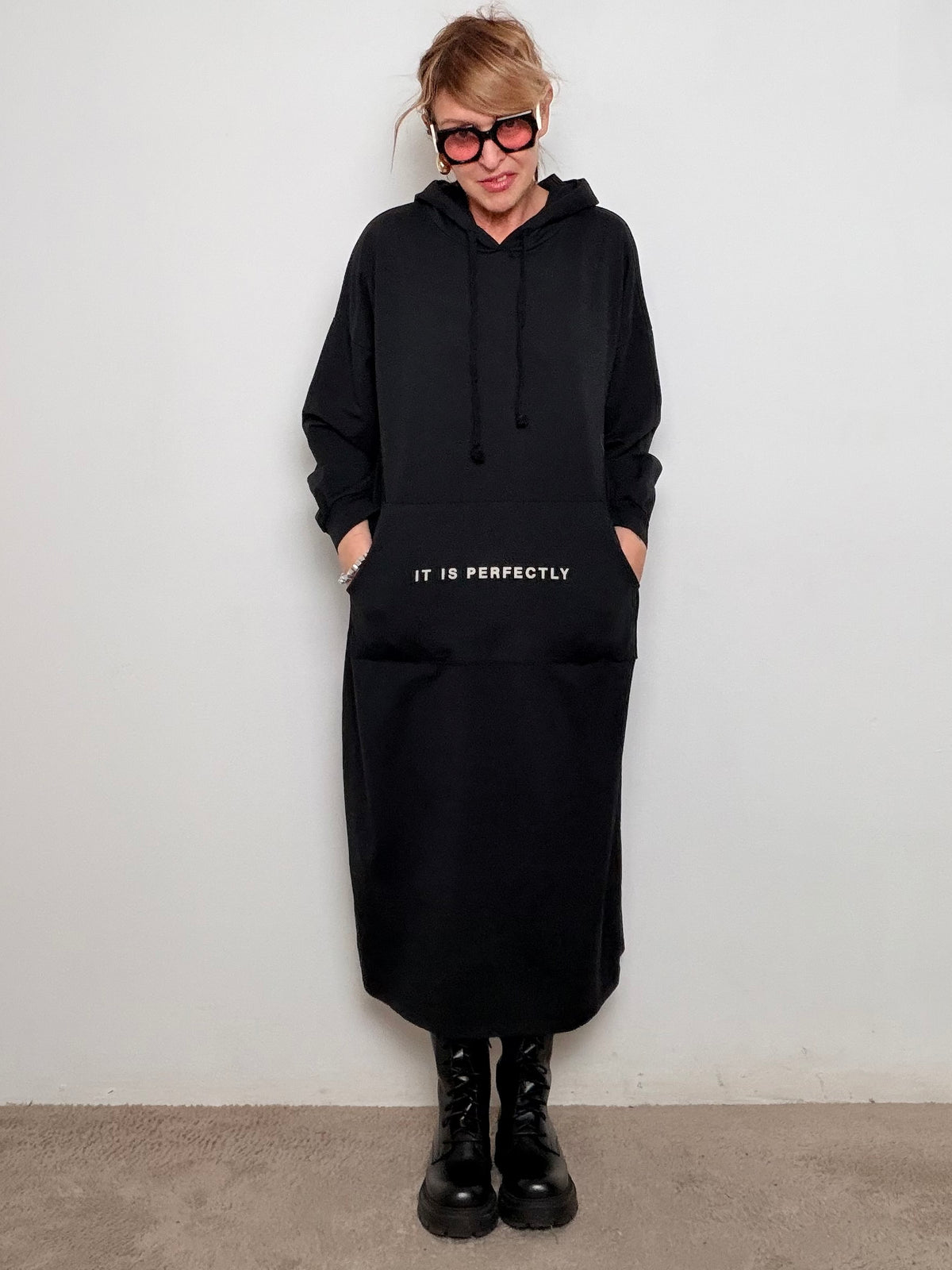 Abito felpa “ANGRY DON’T ME THE REASON”