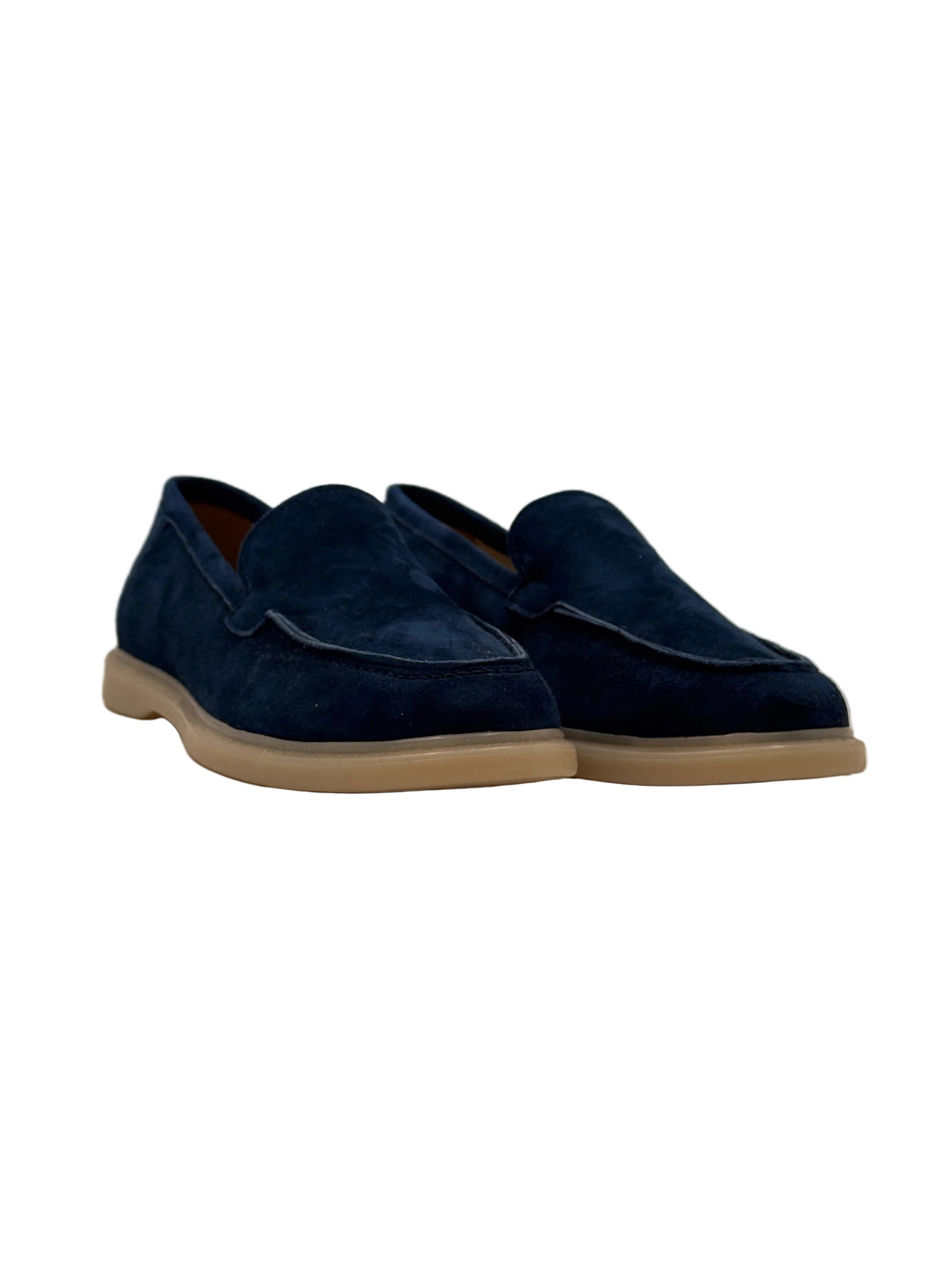 Mocassino in suede suola light