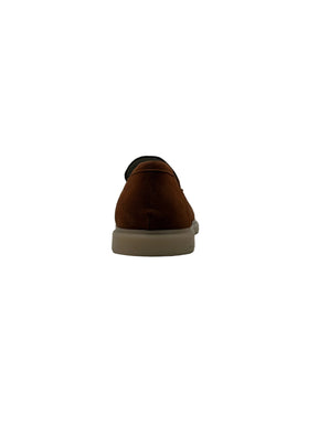 Mocassino in suede suola light