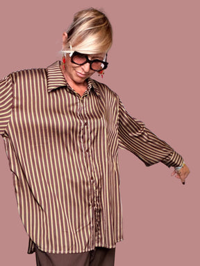 Camicia  Righe Oversize (Copia)