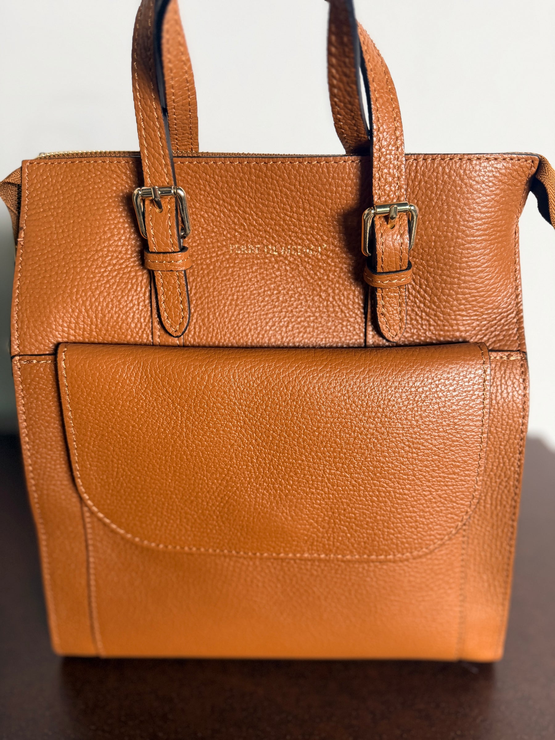Borsa Zaino in Pelle – Cognac