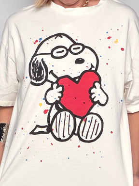T-Shirt Snoopy Heart – Oversize