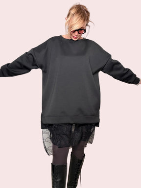 Abito Felpa Oversize – Comfort con un Tocco Glam