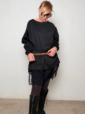 Abito Felpa Oversize – Comfort con un Tocco Glam