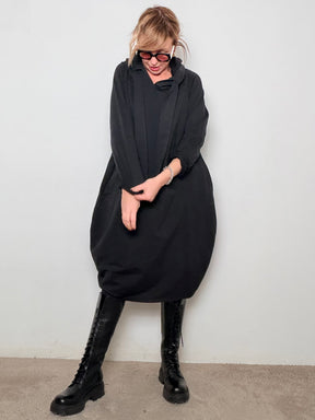 Abito Felpa Oversize con Cappuccio – Comfort Urbano al Massimo